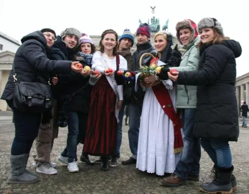 Bild: Tag des deutschen Apfels - Am 11.1.2012 findet der dritte Feiertag für des Deutschen Lieblingsobst statt