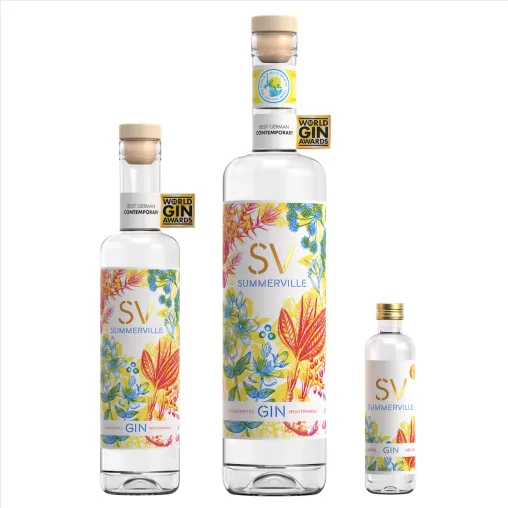 Ausgezeichnet mit dem WORLD GIN AWARD 2021: SV SUMMERVILLE Gin - for Gin-Lovers! Bild: Ausgezeichnet mit dem WORLD GIN AWARD 2021: SV SUMMERVILLE Gin - for Gin-Lovers!