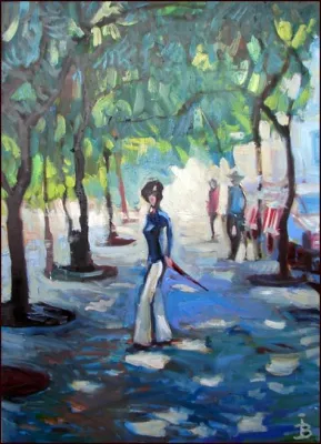 Bild: Sommer in der Galerie - Innokenti Baranov