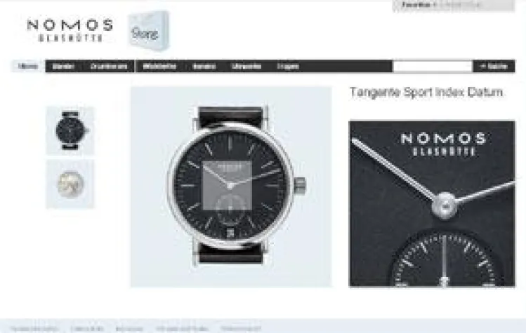Bild: shoptimax realisiert neuen Webstore von NOMOS Glashütte
