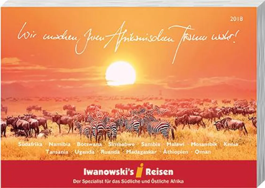 Iwanowski's Afrika-Katalog 2018
