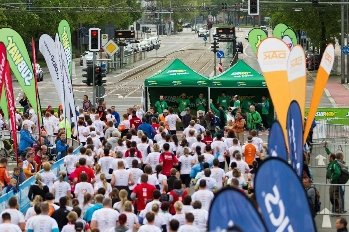 Subway ist auch 2015 Sponsor für alle 20 Stadtläufe von SportScheck und BMW