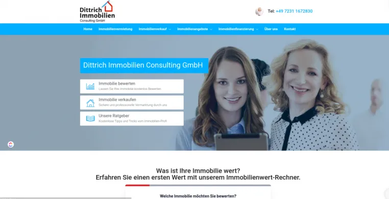 Ihr Immobilienmakler für Pforzheim: Dittrich Immobilien Bild: Ihr Immobilienmakler für Pforzheim: Dittrich Immobilien