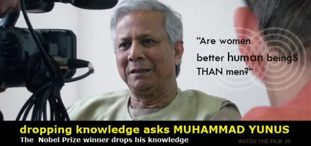Bild: „dropping knowledge summercamp“: Muhammad Yunus zum Thema Globalisierung