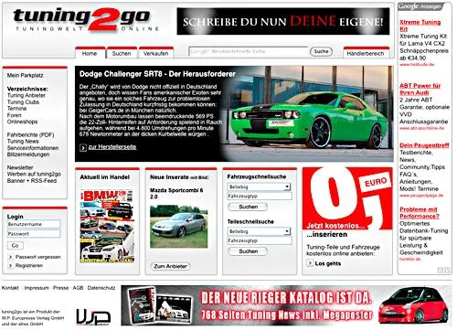Bild: Neue Autobörse für Tuningfahrzeuge