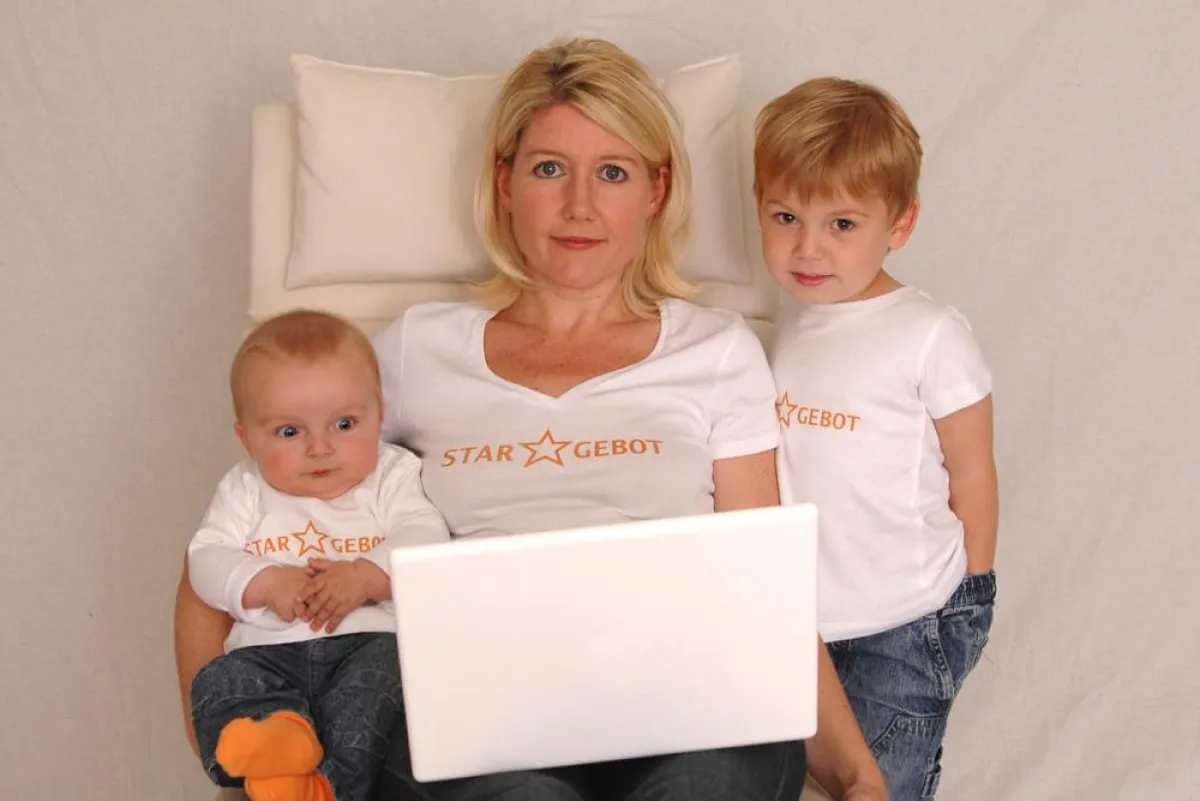 Stargebot Gründerin Corinna Busch mit usern der Zukunft