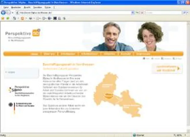 Bild: Perspektive 50plus Nordhessen mit neuem Webdesign und SOLVA Contentmanagement-System