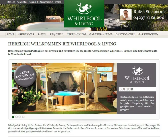 Bild: Whirlpool & Living – Wellness-Produkte neu erfahren