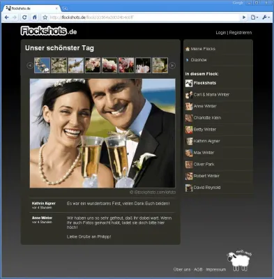 Bild: Flockshots.de – ein völlig neues Fotokonzept für Familie und Freunde