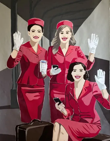 Bild: URSULA NIEHAUS  – Der Stoff, aus dem die Bilder sind – 11. Januar bis 22. Februar 2026