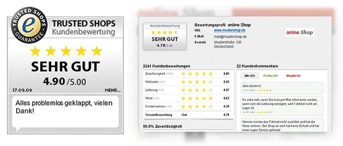 Shopbewertung