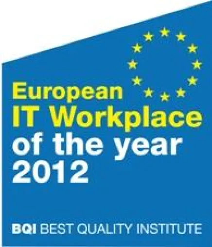 GRÜN gewinnt European IT Workplace Award of the Year 2012 Bild: GRÜN gewinnt European IT Workplace Award of the Year 2012