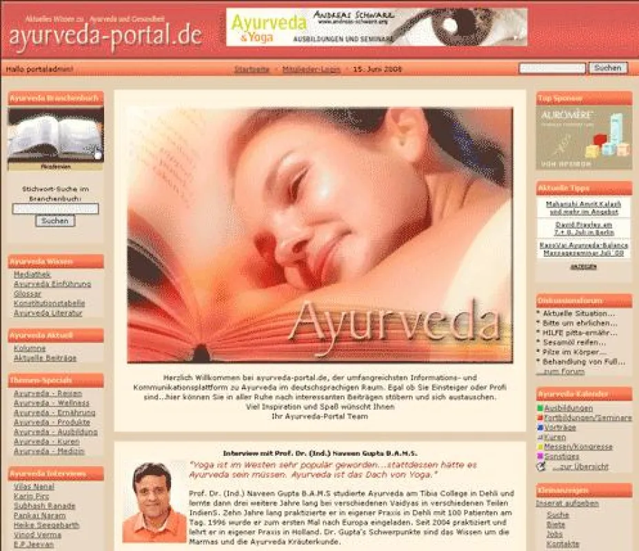 Empfehlenswert - www.ayurveda-portal.de
