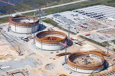 Bild: LNG Flüssiggastanks, Cameron, USA