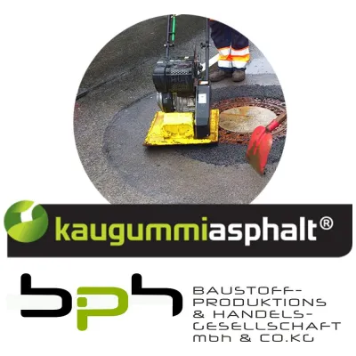 Bild: Kaugummiasphalt behebt schnell und dauerhaft Schäden in der Straßeninfrastruktur Deutschlands