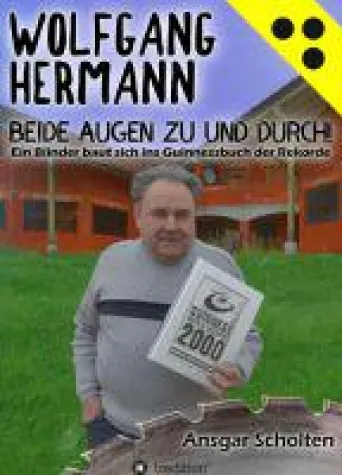 Bild: Beide Augen zu und durch - ein Blinder baut sich ins Guinnessbuch der Rekorde