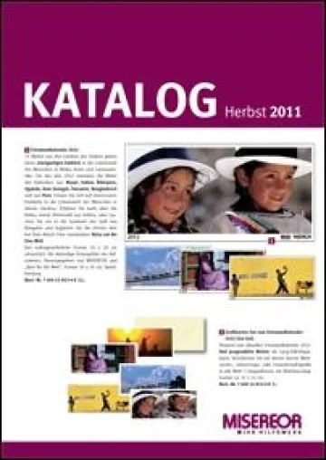 Bild: Jetzt erschienen: der MISEREOR-Herbstkatalog 2011 mit Neuerscheinungen des Bischöflichen Hilfswerkes