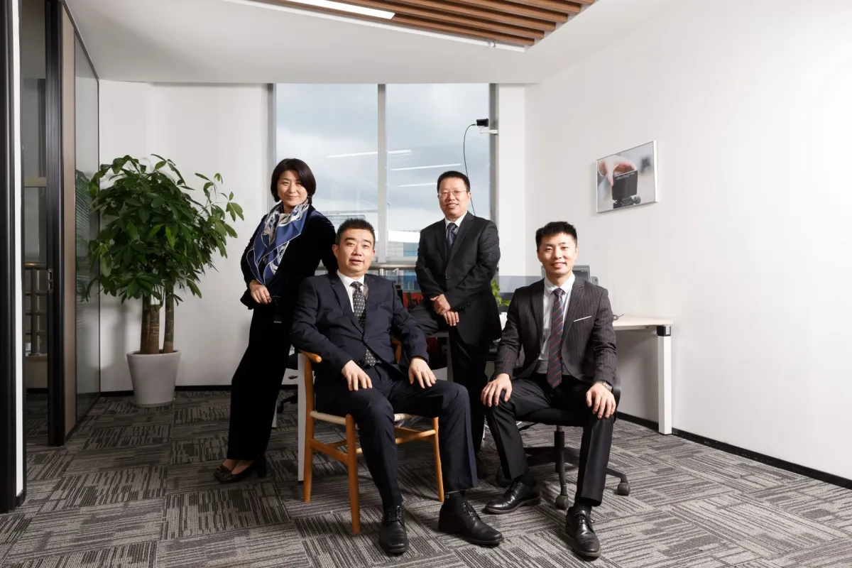 Das Team von Blickfeld Optoelectronics Technology (Shanghai) Co., Ltd. (© Blickfeld GmbH)
