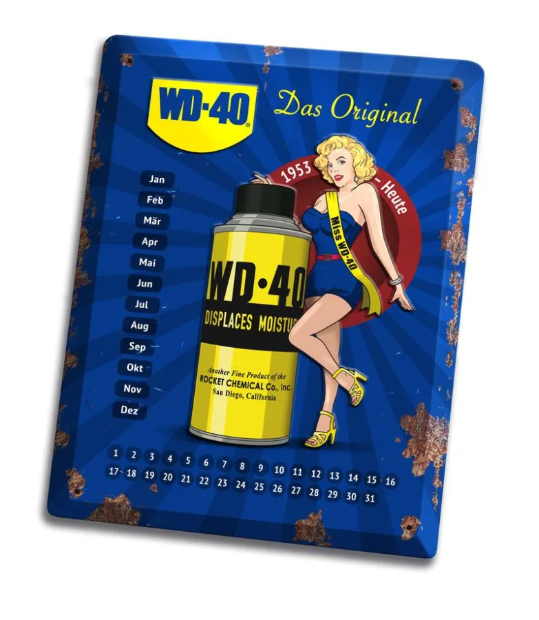 WD-40 Blechkalender