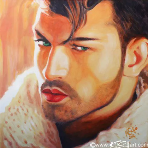 Demir K. für Kunstprojekt "World Topmodel" enthüllt Bild: Demir K. für Kunstprojekt "World Topmodel" enthüllt