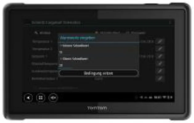 Bild: Trailer-Daten von Schmitz Cargobull Telematics auf Driver Terminals der TomTom PRO 8 Serie