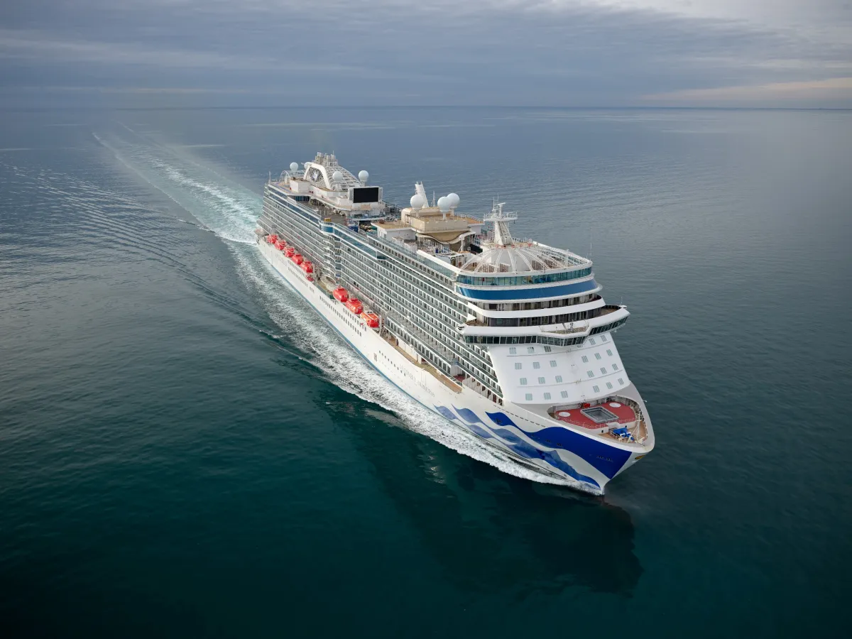 Auch die Discovery Princess kreuzt im übernächsten Jahr entlang der kalifornischen Küste. (© Princess Cruises)