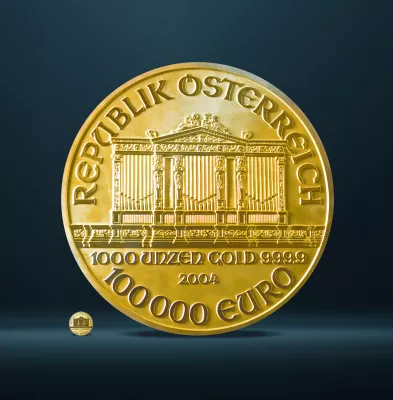 Bild: 2,7-Millionen-Euro-Goldmünze wird am 21. März bei pro aurum in Bielefeld ausgestellt 