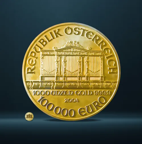 Bild: 2,7-Millionen-Euro-Goldmünze wird am 21. März bei pro aurum in Bielefeld ausgestellt 