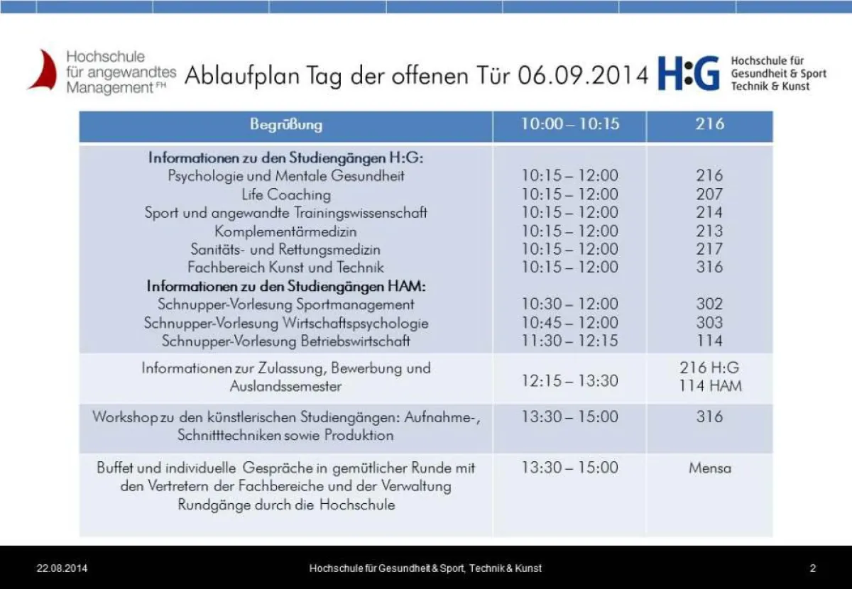 Programm 