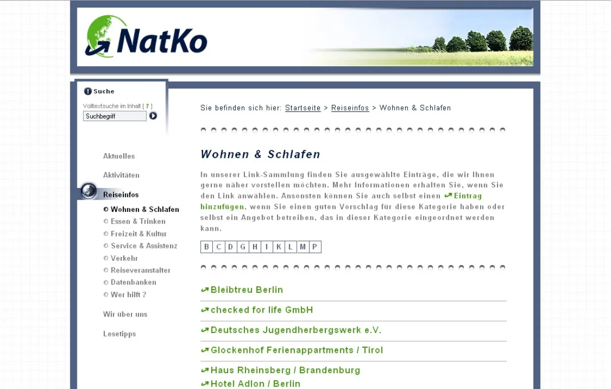 NatKo-Website: Barrierefrei und übersichtlich