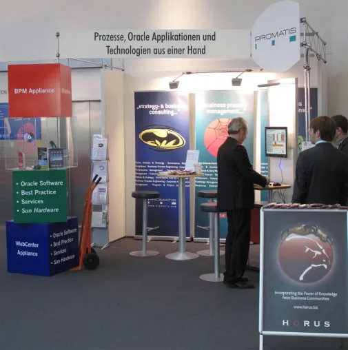 Bild: Gelungene Einführung der PROMATIS Appliances auf der DOAG 2010 Konferenz + Ausstellung