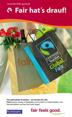 Bild: Fair plakatiert - VERBRAUCHER INITIATIVE startet Plakat-Aktion in ICE-Zügen