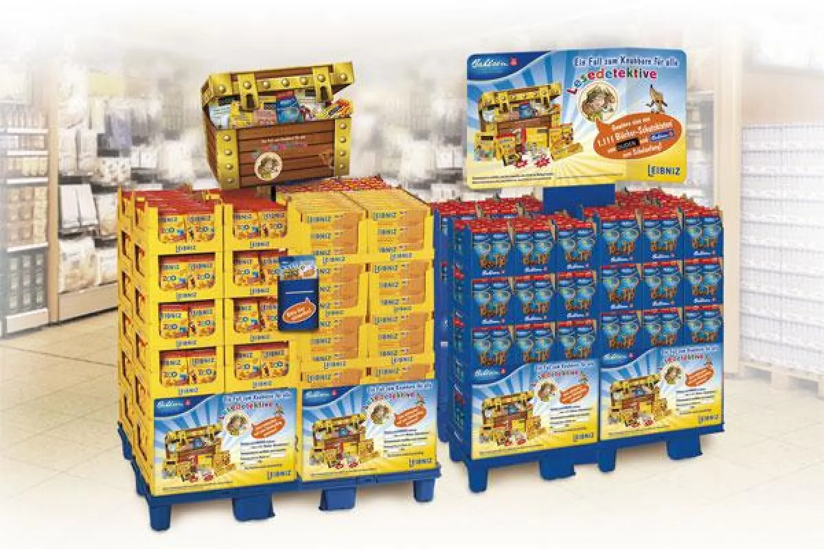 Schneller Aufbau und einfaches Handling am POS garantieren Impulskäufe. Die Platzierung wurde in der Juni-Ausgabe der Lebensmittel