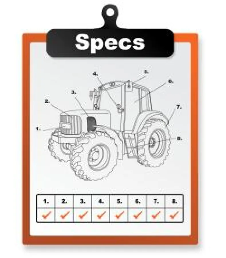 Maschinen-Datenblatt (Specs)