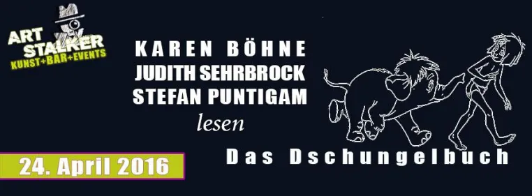 Die Schauspieler Judith Sehrbrock, Karen Böhne & Stefan Puntigam lesen: DAS DSCHUNGELBUCH Bild: Die Schauspieler Judith Sehrbrock, Karen Böhne & Stefan Puntigam lesen: DAS DSCHUNGELBUCH