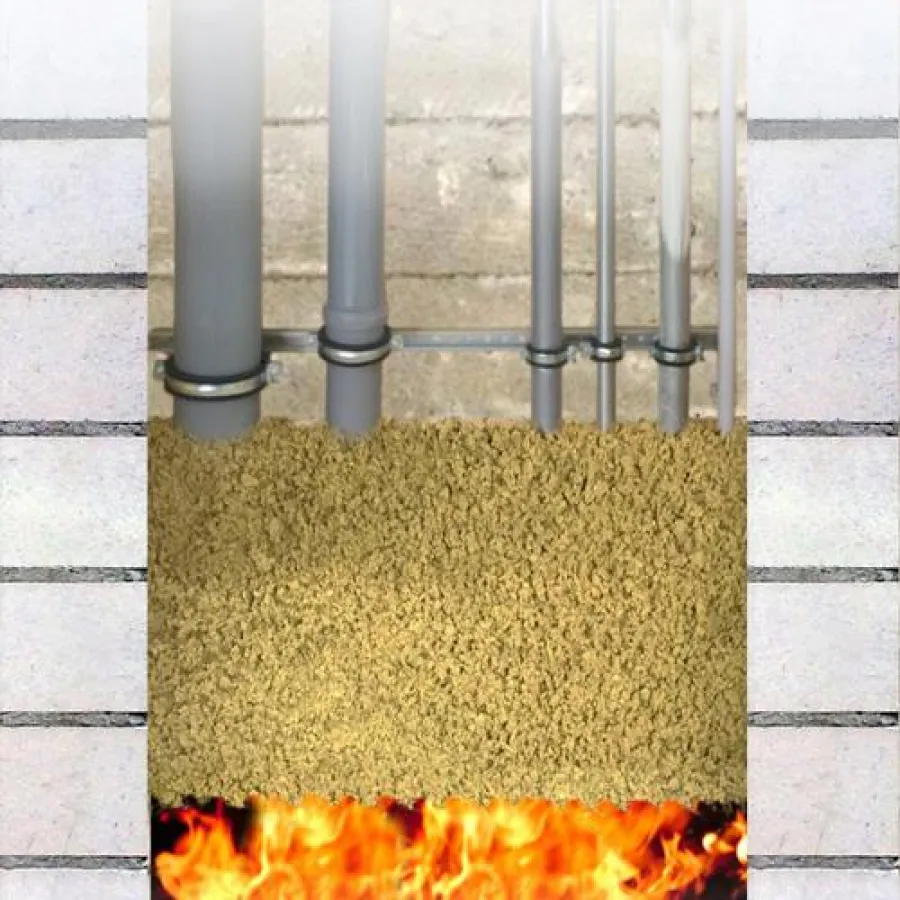 I-Schacht mit ECOFIBRE Installationsschacht Brandschutz