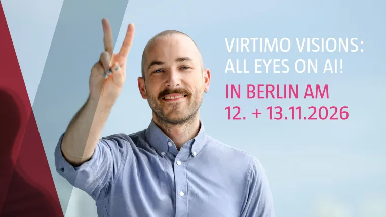 Bild: KI in Geschäftsprozessen: Virtimo AG lädt am 12. und 13. November zur VIRTIMO VISIONS 2026 nach Berlin