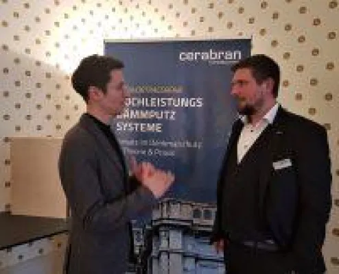 Bild: Neuartiger Hochleistungs-Dämmputz für Außen- und Innenwände: Cerabran mit Aerogel-Technologie im Fokus