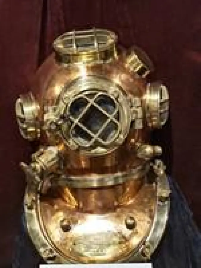 Glänzender Taucherhelm (c) Julia Hövelkamp