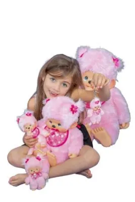 Monchhichi Pink Lady: Ab sofort von XS bis XL Bild: Monchhichi Pink Lady: Ab sofort von XS bis XL