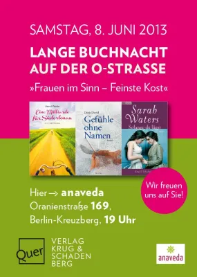 »Frauen im Sinn - Feinste Kost auf der Langen Lesenacht« Bild: »Frauen im Sinn - Feinste Kost auf der Langen Lesenacht«