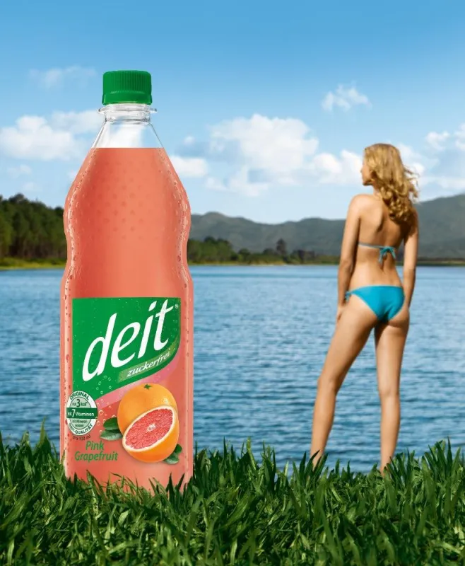 DEIT Pink Grapefruit - 0 Zucker, 7 Vitamine, voller Fruchtgeschack!