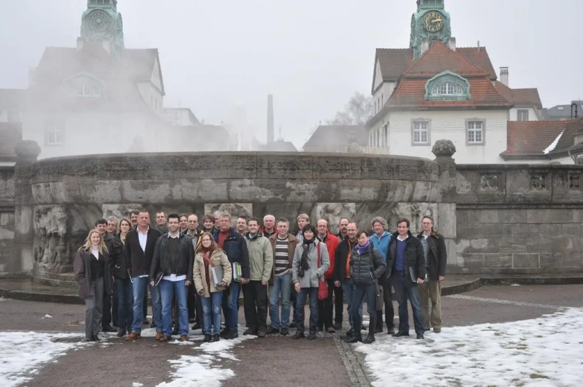 16 Landschaftsgärtner-Betriebe aus Hessen stellen sich mit Themengärten auf der Landesgartenschau in Bad Nauheim der Öffentlichkeit.  (Foto: Haentzschel)