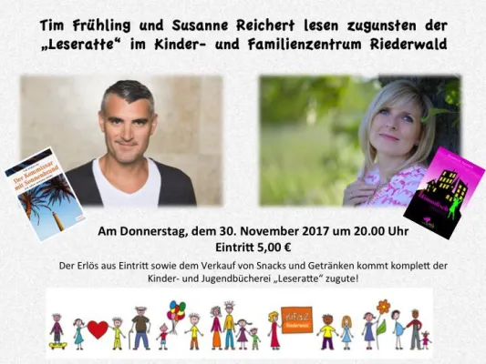 Bild: Tim Frühling und Susanne Reichert lesen für die "Leseratte"