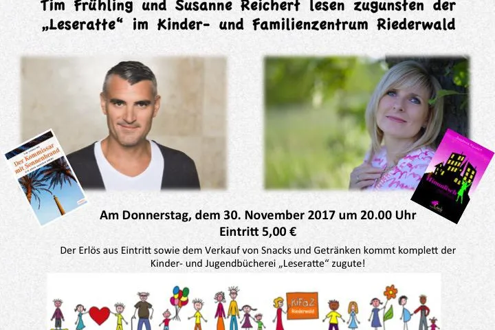Bild: Tim Frühling und Susanne Reichert lesen für die "Leseratte"