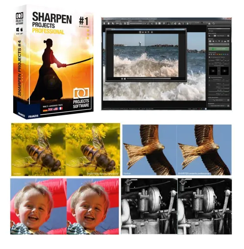 FRANZIS neue Fotosoftware - SHARPEN projects bringt die richtige Schärfe ins Bild Bild: FRANZIS neue Fotosoftware - SHARPEN projects bringt die richtige Schärfe ins Bild