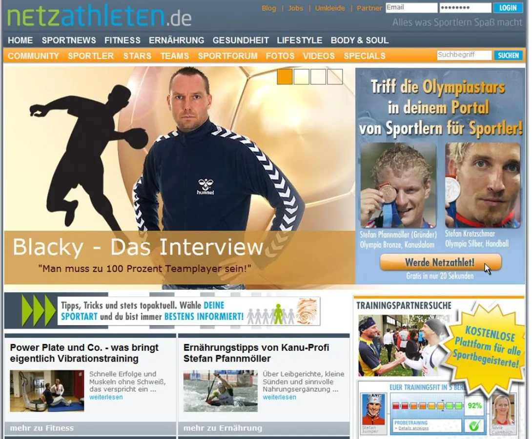 netzathleten.de - das neue online Sportmagazin