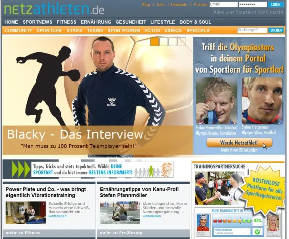 Bild: netzathleten.de – das Sportportal launcht interaktives Sportmagazin