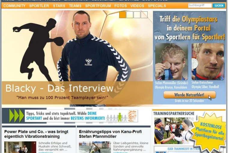 Bild: netzathleten.de – das Sportportal launcht interaktives Sportmagazin