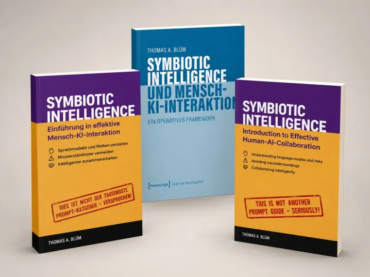 Bild: SYMBIOTIC INTELLIGENCE³ - Neue Einführungsbücher zu Mensch-KI-Zusammenarbeit von Thomas A. Blüm